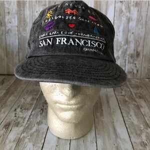 Smith Novelty Company Vintage San Francisco Acid Washed SnapBack Hat
